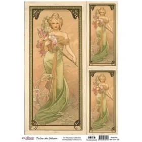 Model AN014 Deluxe Art Collection Pirinç Dekopaj 60x84cm